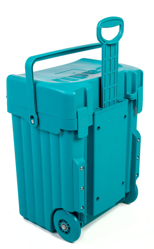 Cadii schoolbag - Turquoise Body and Turquoise Trim with Dividers and Lunchbox